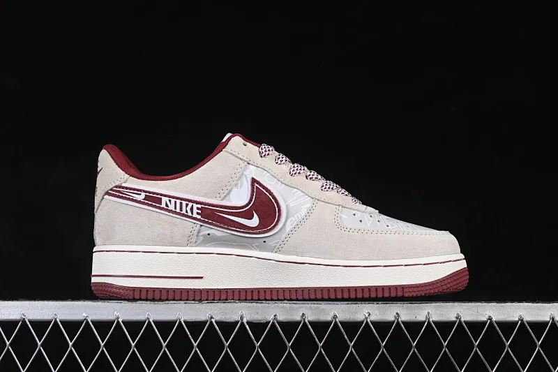 All Categories Nk Air Force 1 Air Force Series Nk Air Force 1 Low Air Force Low Nike Air Force 1'07 Low Light Rice Wine Red Air Force One Low Casual Shoes SS1979-012